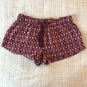 Forever 21 pattern shorts